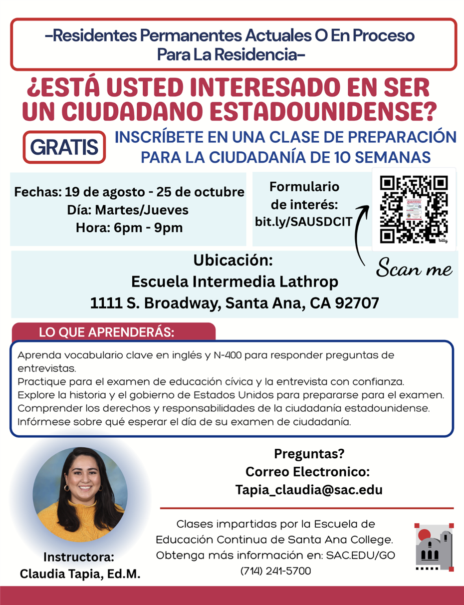 Becoming A US Citizen Classes S